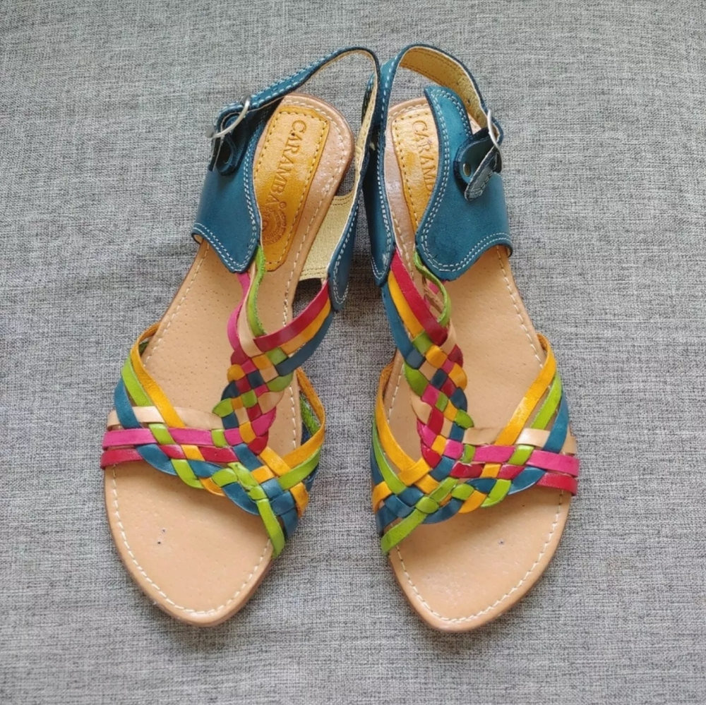 Caramba Mexican leather sandals size 9